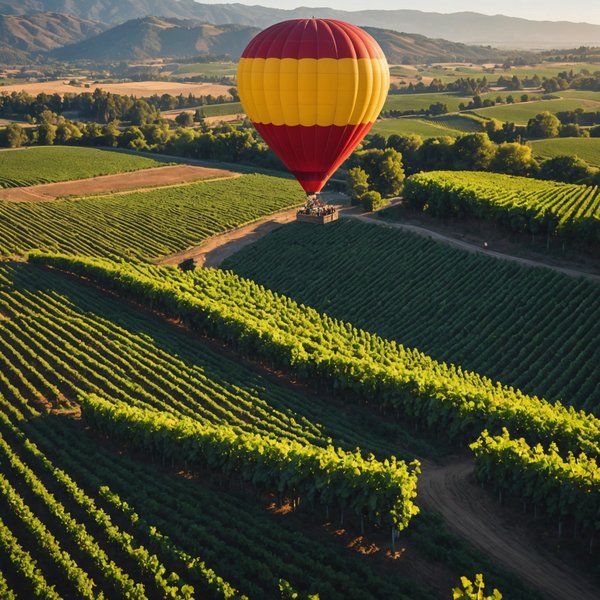 Comment organiser un tour en montgolfière au-dessus des vignobles de Napa Valley, USA?